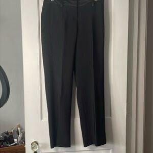 Red Valentino, black dress pants. Satin waist band. Lace on legs. Size 42. NWOT